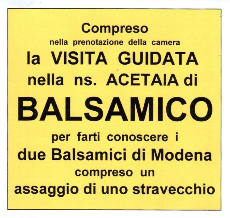 Real Bb Balsamico Bed & Breakfast Bastiglia Eksteriør bilde